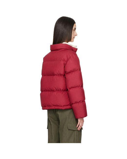Moncler Red Vivantesse Down Jacket