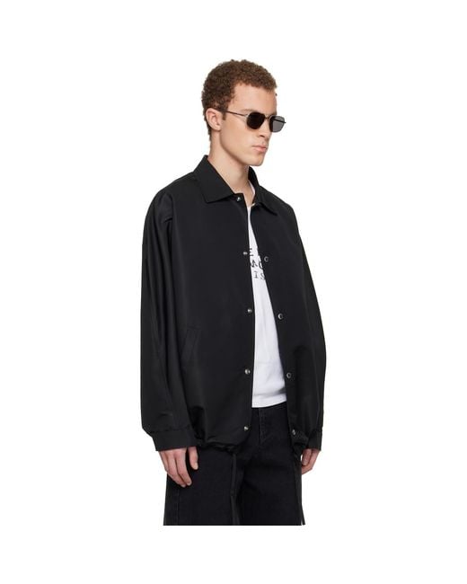 Givenchy Black Coach Jacket for men