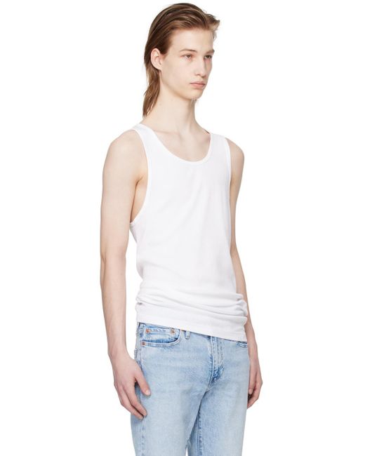 Calvin Klein Multicolor Three-pack White Tank Tops for men