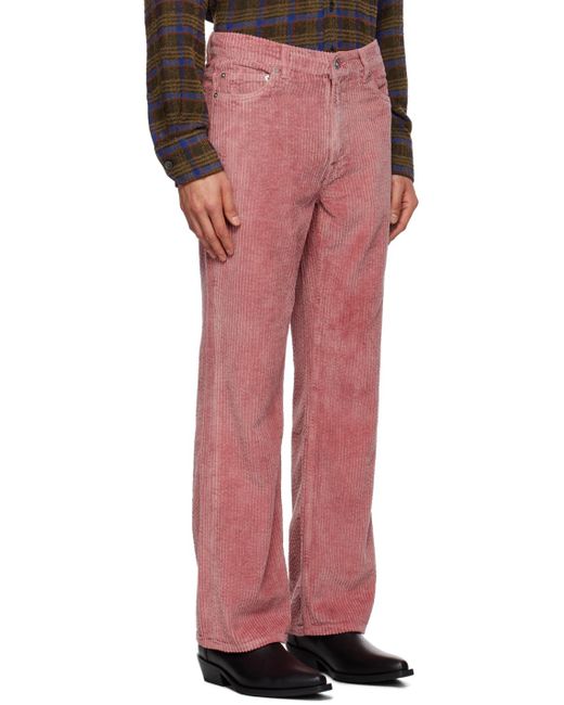 Our Legacy Red 70s Cut Trousers for men