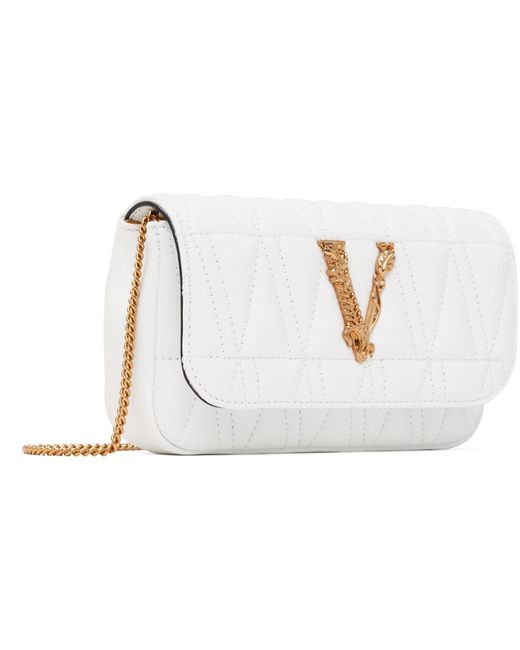 Versace Black Virtus Mini Shoulder Bag