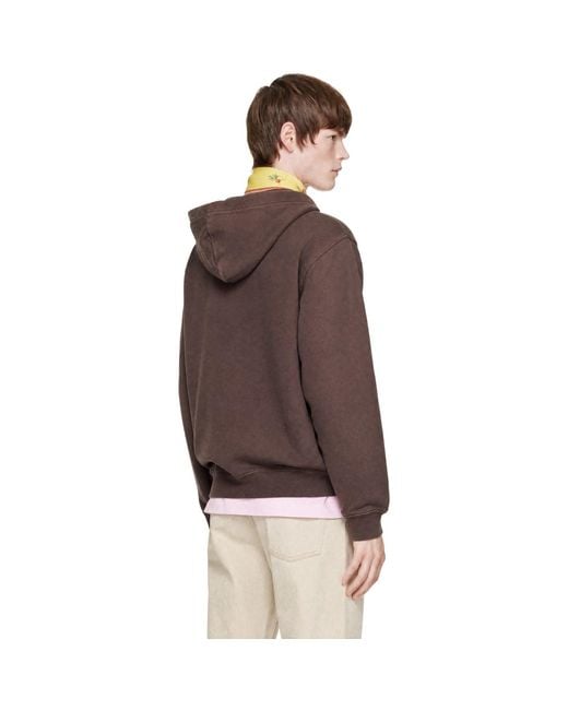 Jacquemus Brown 'Le Gros Grain' Hoodie for men