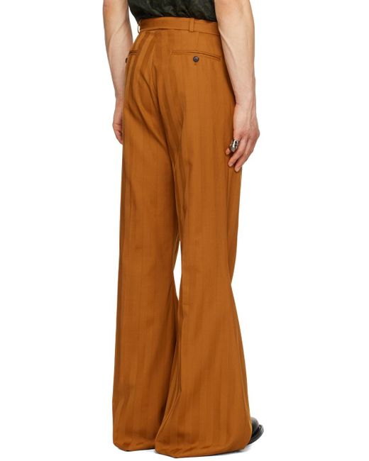 Egonlab Brown Mega Trousers for men