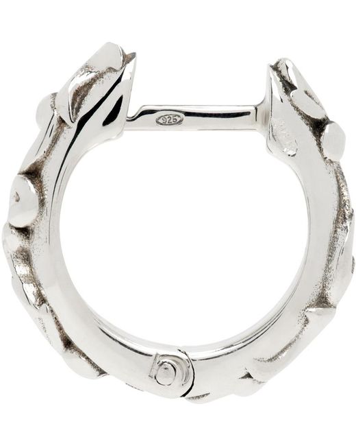 emanuele bicocchi シルバーリングピアス(片耳用)