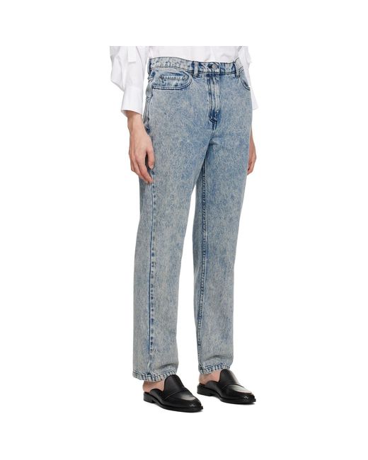 3.1 Phillip Lim Blue Overdyed Jeans