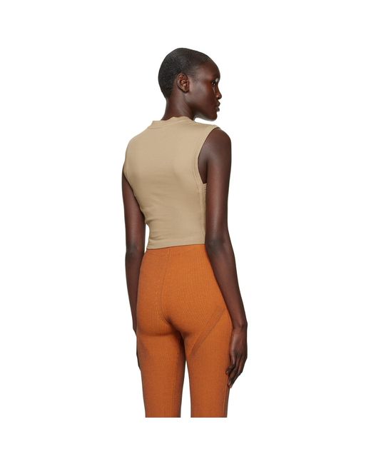 Dion Lee Black Corset Tank Top