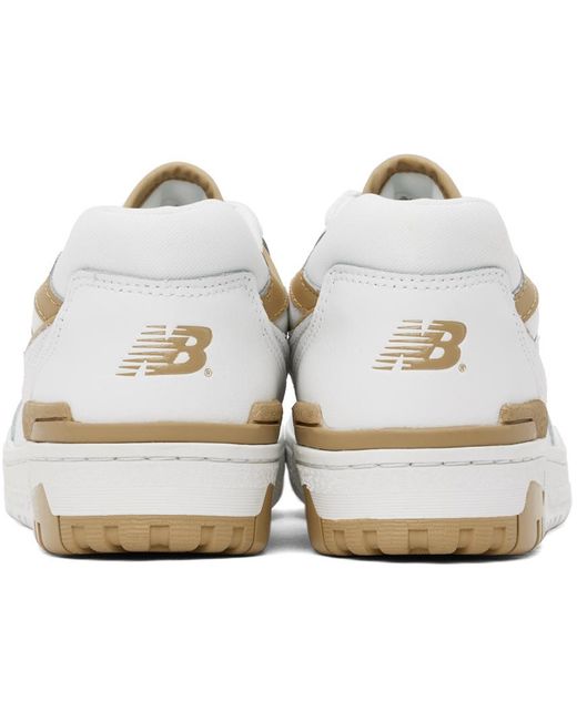 New Balance Black White & Tan 550 Sneakers