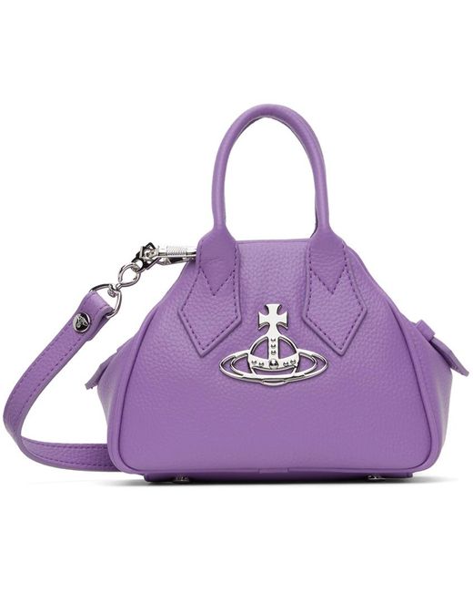 Vivienne Westwood Purple Mini Yasmine Bag