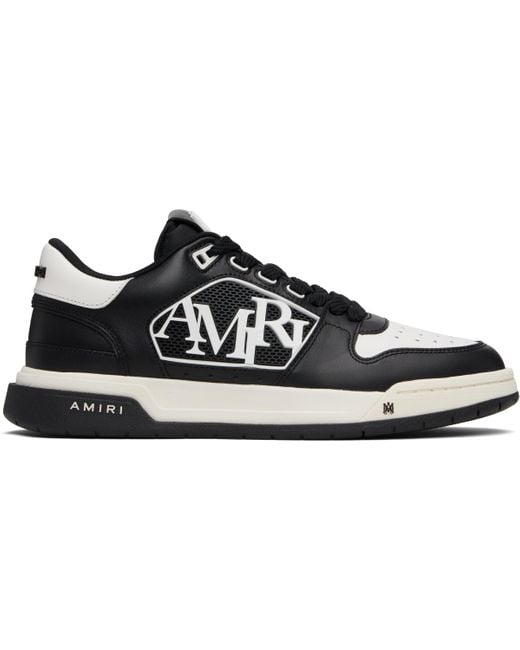 メンズ Amiri ブラック＆ホワイト Classic ローカットスニーカー Black