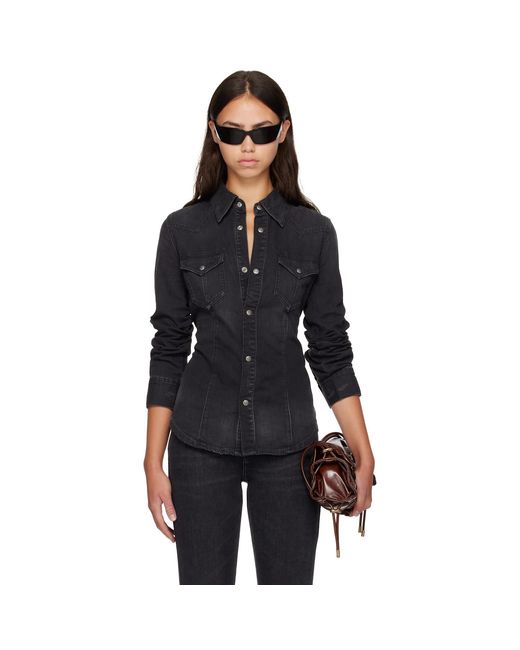 DIESEL Black De-Waves Shirt