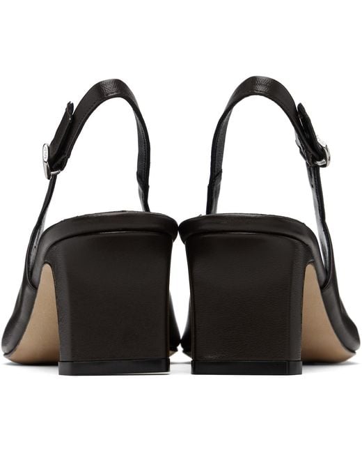 Aeyde Black Liza Heels