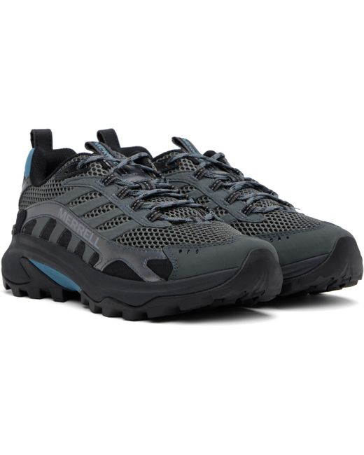 メンズ Merrell グレー＆ブラック Moab Speed 2 Vent 2K Se スニーカー Black