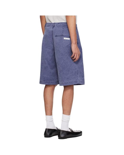 Jacquemus Blue 'The Pastro De-Nïmes' Shorts for men