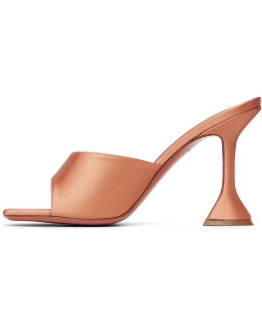 AMINA MUADDI Black Lupita Slipper 95 Heeled Sandals