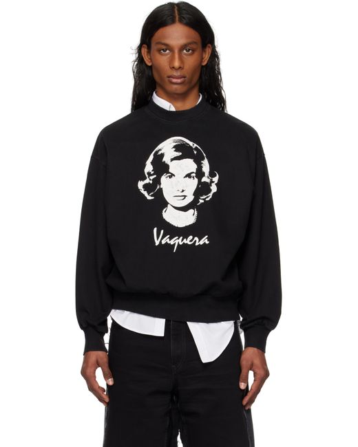 メンズ VAQUERA ブラック Jackie スウェットシャツ Black