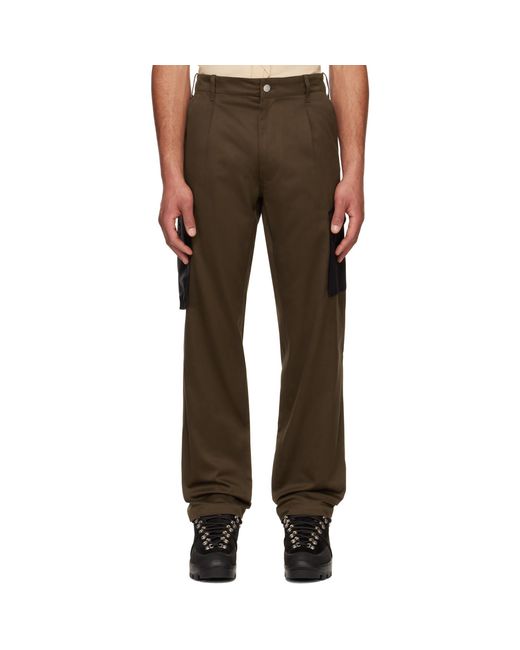 OLLY SHINDER Brown Gardiner Cargo Pants for men