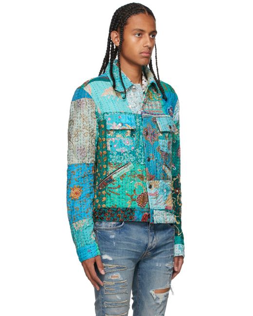 Patchwork men's jacket deals