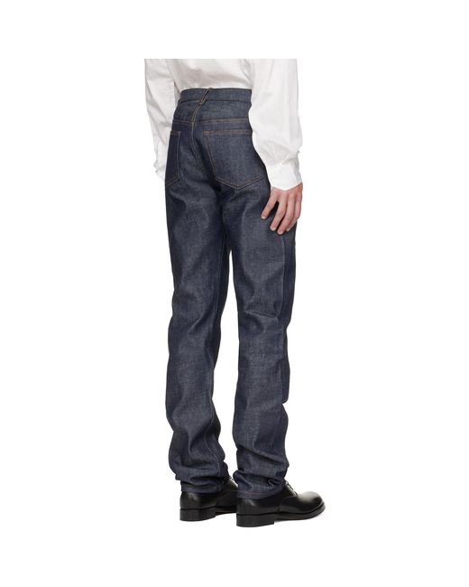 A.P.C. Blue New Standard Jeans for men