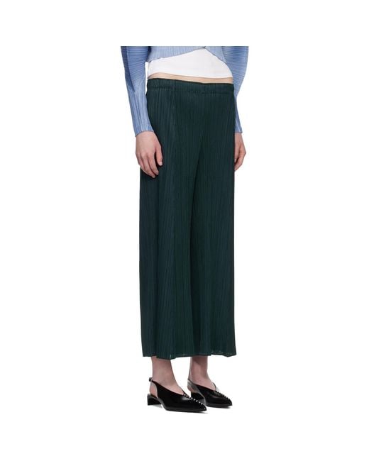 Pleats Please Issey Miyake Black Monthly Colors November Trousers