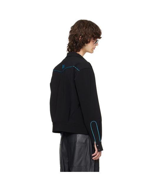Needles Black Piping Cowboy Jacket for men