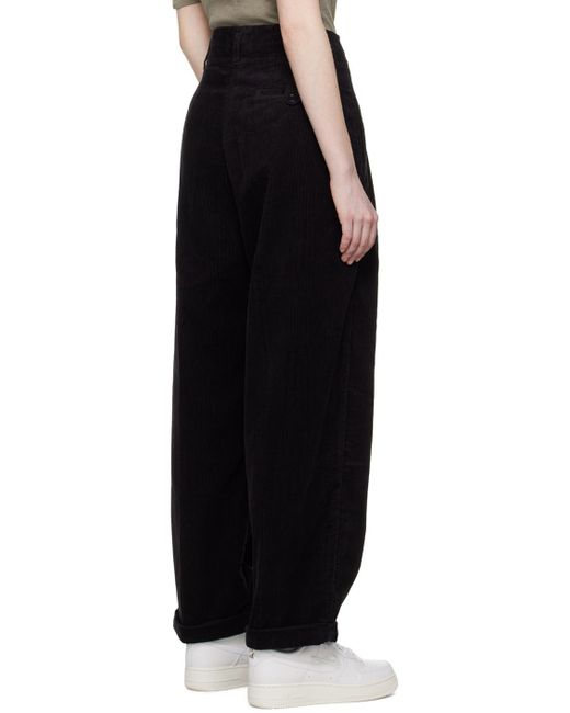 YMC Black Keaton Trousers