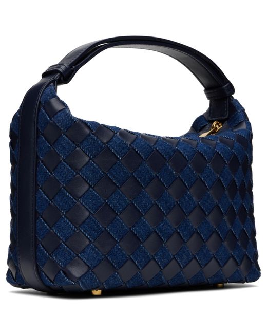 Bottega Veneta Blue Mini Wallace Bag