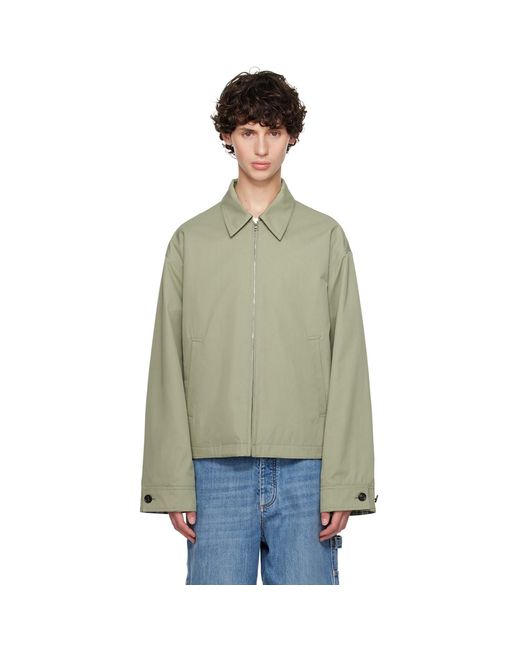 Bottega Veneta Green Khaki Light Jacket for men