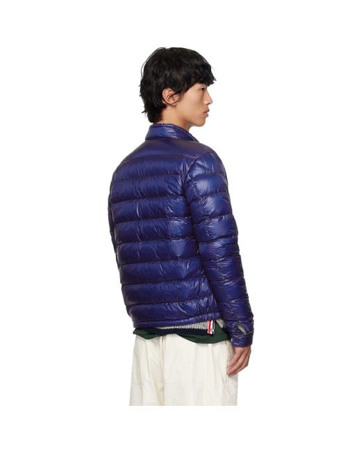 Moncler Blue Acorus Down Jacket for men