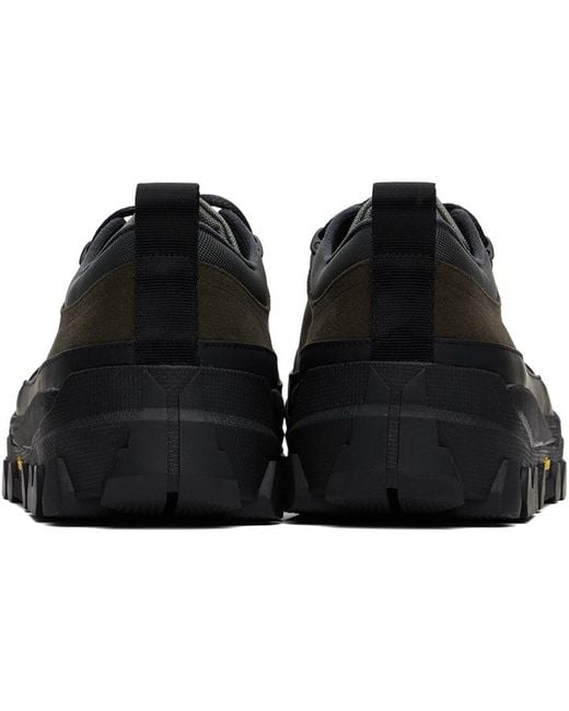 【AMOMENTO】24ss VIBRAM SNEAKERS Brown & Black Vibram Sneakers by AMOMENTO on Sale