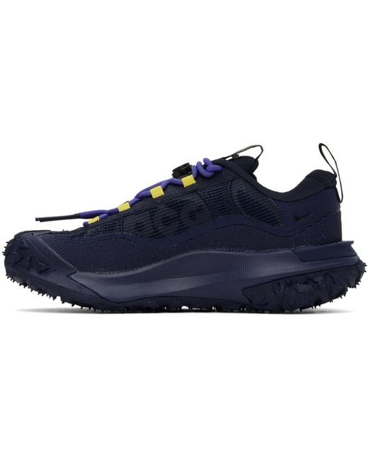 Nike Blue Navy Acg Mountain Fly 2 Low Sneakers
