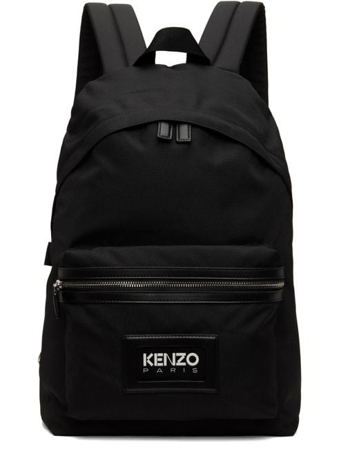 メンズ KENZO ブラック Paris 'Graphy' バックパック Black