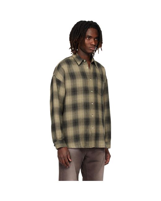 sunflower Black Khaki Stable Shirt for men
