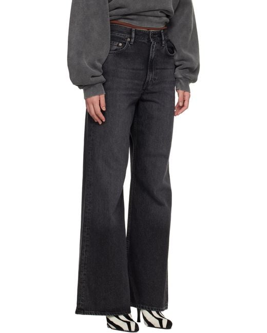 Acne Black 2022F Regular Fit Jeans