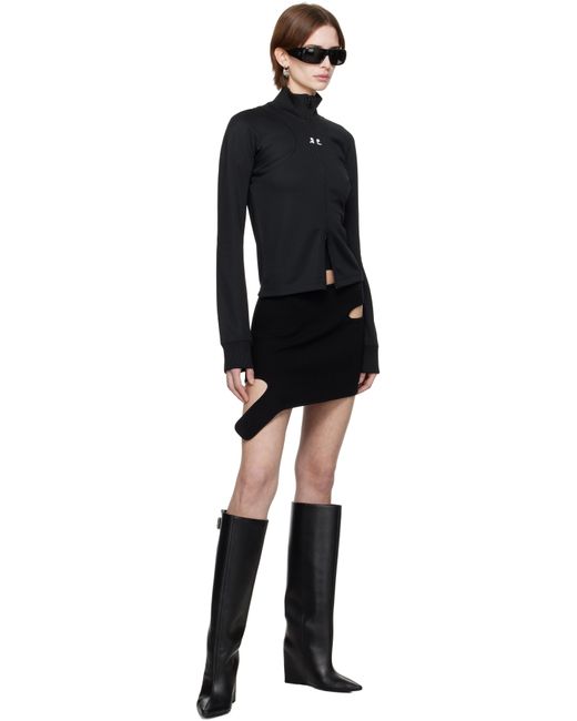 Courreges ブラック Scuba インターロック トラックジャケット Black