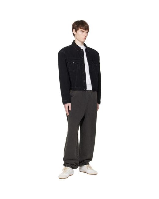 Entire studios Black Standard Sweatpants for men