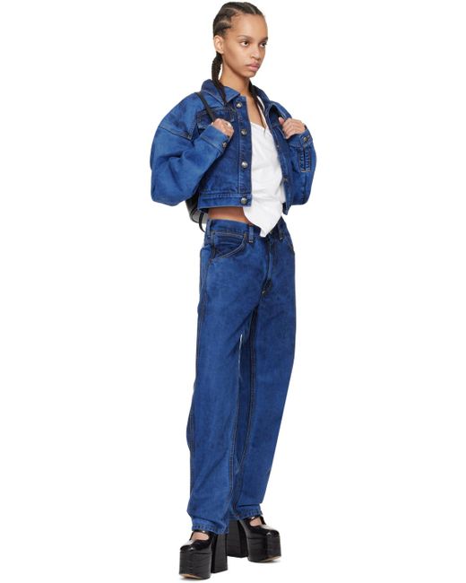 Jean bleu à cinq poches Vivienne Westwood en coloris Blue