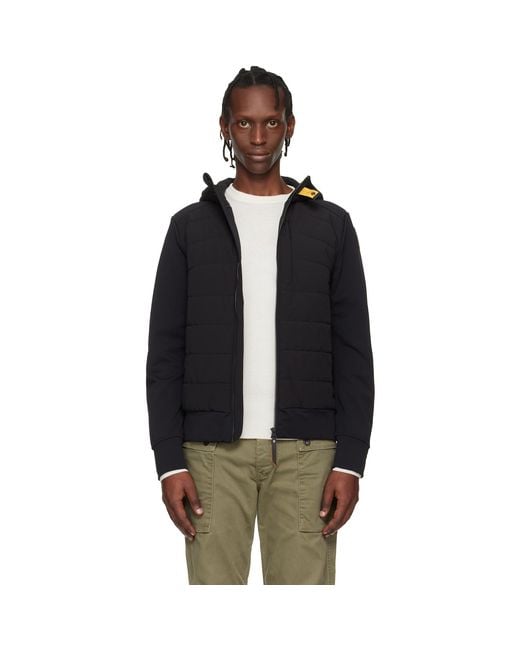 Parajumpers Black Manfred Hybrid Jacket for men