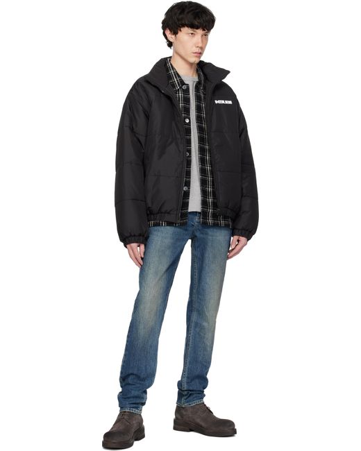 メンズ Ksubi ブラック Sott リバーシブル パファージャケット Black