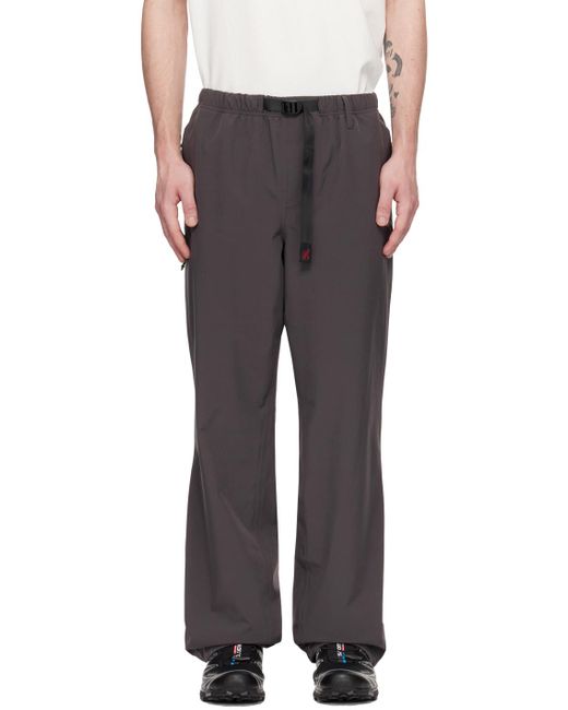 Pantalon imperméable gris en taffetas à deux épaisseurs Gramicci pour homme en coloris Black
