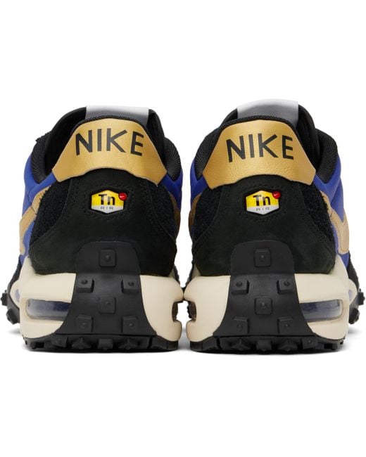 メンズ Nike ブルー＆ブラック Air Max Waffle スニーカー Blue