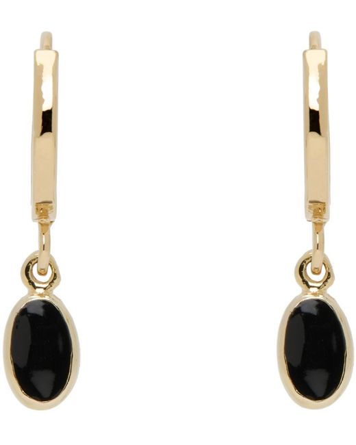 Isabel Marant Black Gold Casablanca Earrings