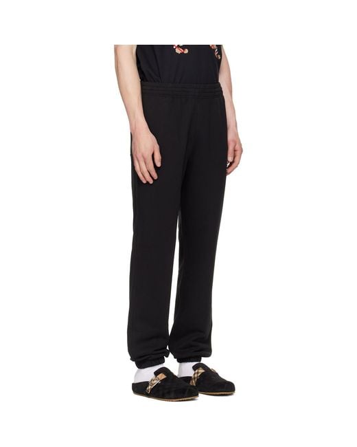Burberry Black Ekd Sweatpants for men