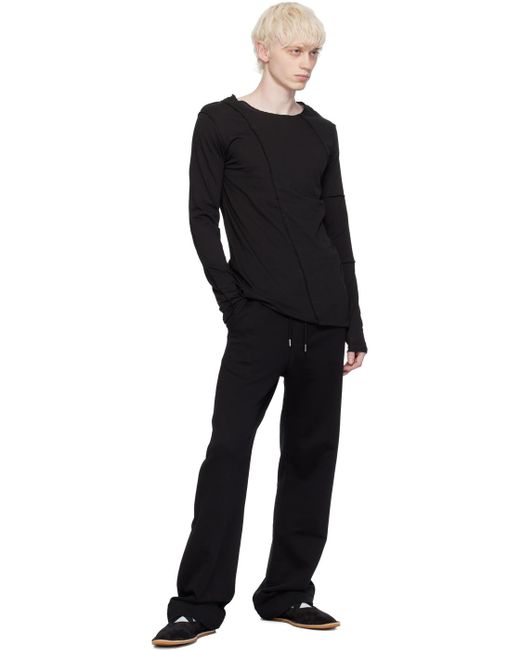 Pantalon de survêtement noir à cordon coulissant Dries Van Noten pour homme en coloris Black