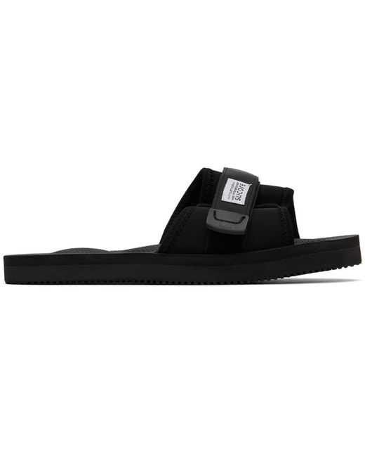 Suicoke Black Padri Sandals for men