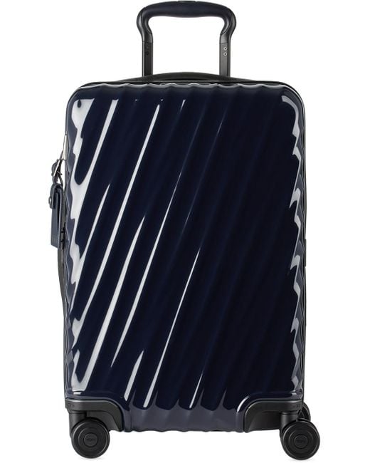 メンズ Tumi 19 Degreeコレクション ネイビー インターナショナル エクスパンダブル キャリーオン スーツケース Blue