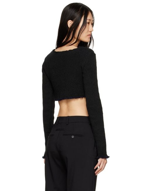 Jacquemus Black & Navy 'la Maille Santon' Sweater