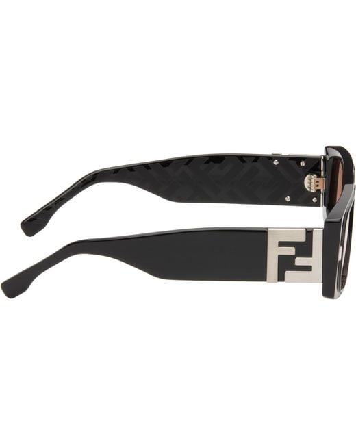 Fendi Pink Ff Squared Sunglasses