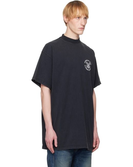 【BALENCIAGA】グレー Key Crest オーバーサイズ Tシャツ BALENCIAGA】グレー Key Crest オーバーサイズ Tシャツ Buy