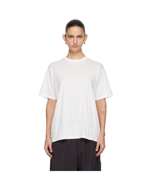 Ssstein White Suvin Cotton Basic T-Shirt