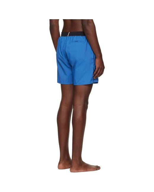 Boss Blue Quick-Dry Swim Shorts for men